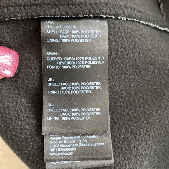 Never Worn Kirkland Men’s Fleece Lind Jacket - Picture 6 of 7